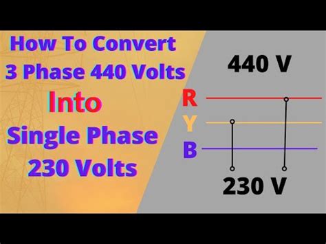 220 volt to 440 phase conversion